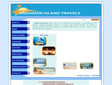 Tablet Screenshot of andamanisland-travels.com